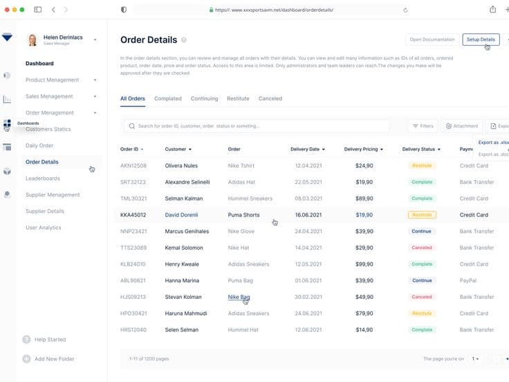 Strategy guides product - Streamline project management interface
